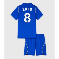 Stroje piłkarskie Chelsea Enzo Fernandez #8 Koszulka Podstawowej dla dzieci 2026-27 Krótki Rękaw (+ szorty)